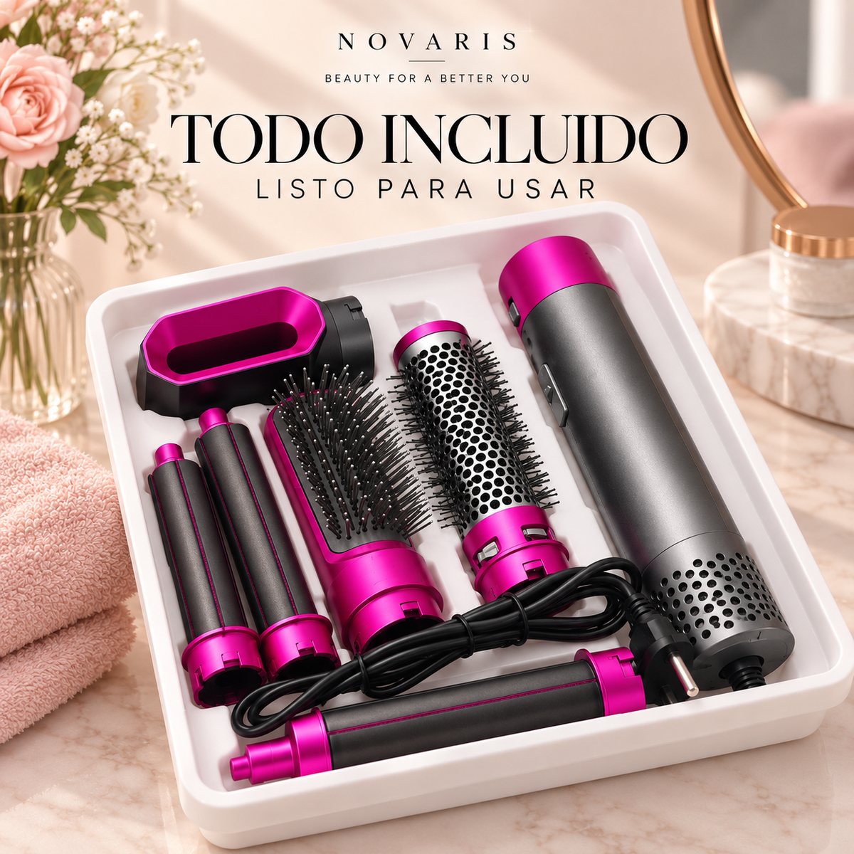 Cepillo Secador 5 en 1 — Styling pro
